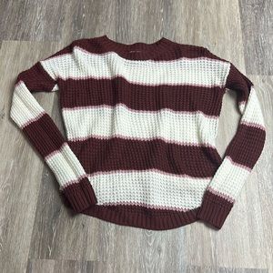 Small red,white, and pink sweater